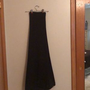 Dressy black slacks with elastic waist band